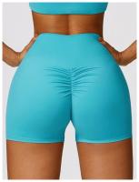Pantalones cortos de Yoga para mujer, ropa de gimnasio de cintura alta, pantalones cortos deportivos de ciclismo - details 37