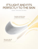 Máscara de ojos de caracol dorada, hidrata y nutre la piel del contorno de los ojos en profundidad. Reducir las ojeras,50 Piezas - details 3