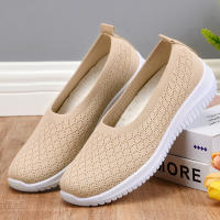 Zapatos femeninos planos casuais respirables ​ ​ e leves para caminhada, conforto raso, zapatos femeninos de tamaño grande - details 5