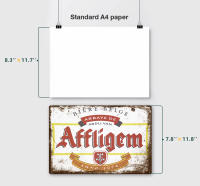 Cartel de marca de cerveza de Bélgica, placa decorativa de Metal de estaño Vintage para Pub, Bar, hombre, cueva, Club, decoración de pared - details 3