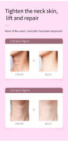 Tratamiento de Cuello Herramienta de Belleza para Alivio de Arrugas Vibración Caliente Luz de Color - details 10