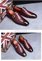 2025 vestido de color sólido de talla grande para hombre, zapatos informales de terciopelo de tigre de metal hechos a mano para fiesta de caballero - details 8