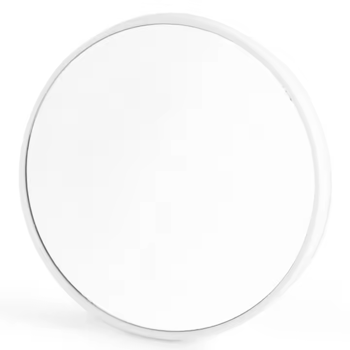 Con ventosa espejo de maquillaje redondo ahorro de espacio aumento espejo de tocador multicolor conveniente y portátil - 1