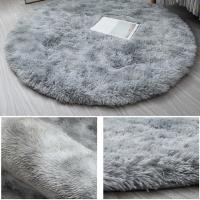 Alfombras de Salón redondas, Pelo Largo, Alfombra para Habitación, Dormitorio, Lavables, Antideslizante, Muy Suave - details 3