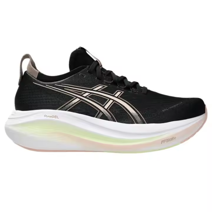 ZAPATOS DE RUNNING Leten GEL-NIMBUS 27 MULHERES EN NEGRO/BREEZE - 1