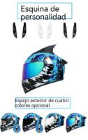 Cascos integrales de moto MX Carreras de Locomotora de hombre mujer General - details 1