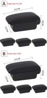 Apoyabrazos Mini Cooper Modificación de Almohadilla para Coche Countryman R50 R52 R53 R56 R57 R58 R60 F55 F56 F57 F60 CA - details 0