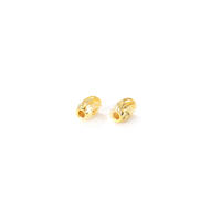 Cuentas de Brass Doradas de 18K Diseño Ovalado Cilíndrico Suministros para Hacer Joyería DIY - details 46
