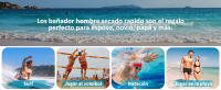 Bañadores para Hombre, Pantalones Cortos de Baño Ligeros, Secado Rápido, Bolsillos para Natación, Surf, Informal - details 1