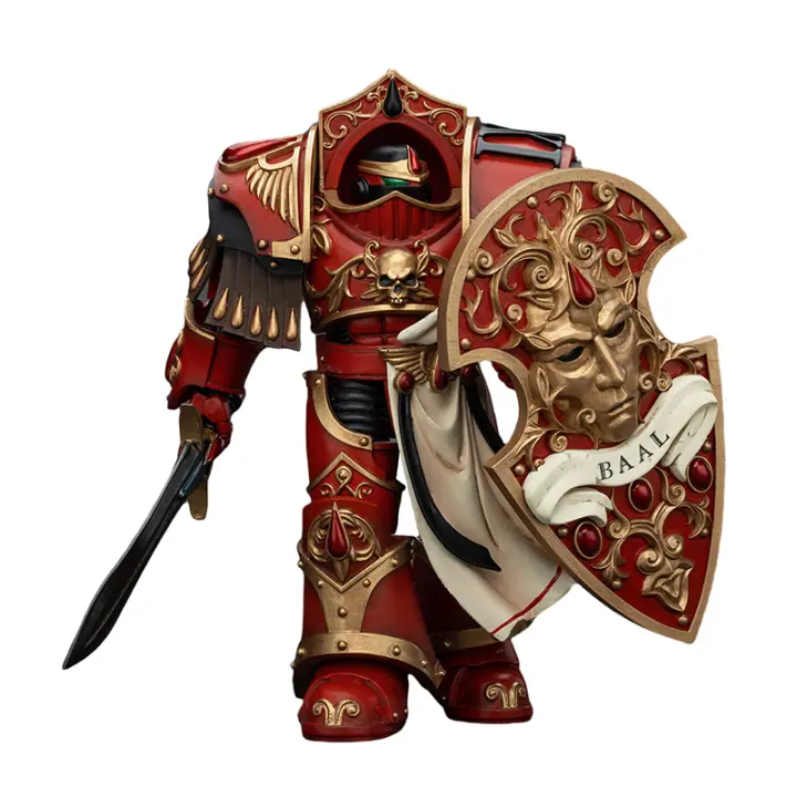 JOYTOY 1/18 Figura de acción 40K Blood Angels Crimson Paladins Squad Crimson Paladin 2 - 1