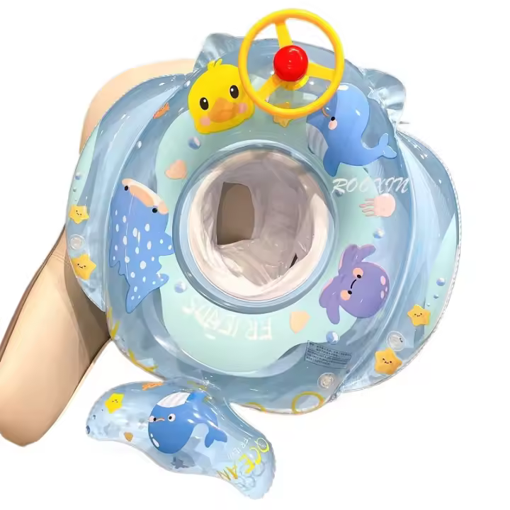 Anillo de Natación Inflable para Bebé ROOXIN Flotador de Natación para Niños en Piscina y Playa - 1