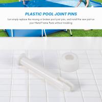 Pines de junta de piscina ABS 20 piezas, 6cm/2,36 pulgadas, juego de tapas, sellos para piezas de repuesto de piscina Intex, 28270-28273 - details 1