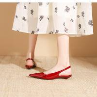 Nuevos zapatos adelgazantes de tacón bajo y poco profundos para mujer, zapatos planos - details 25