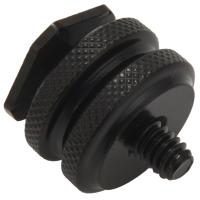 PAQUETE COMBINADO DE MONTAJE de zapata para cámara, adaptador de montaje de zapata fría, 1/4 pulgadas, 16 unidades - details 3