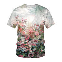 Camisetas 3D de manga corta y larga para hombre 2025, ropa de moda popular con elemento floral para imprimir, ropa de belleza de color. - details 8