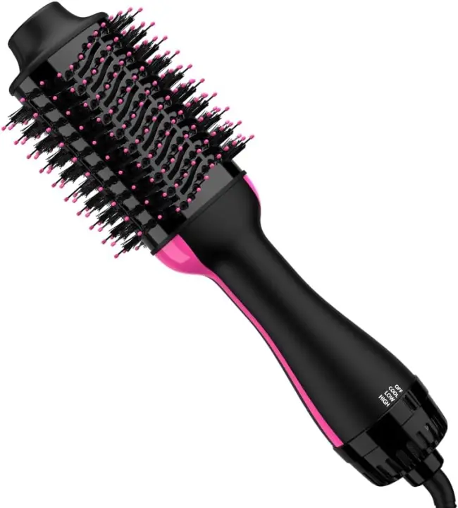 Secador de Cabello Scttomon 4 en 1 Cepillo de Estilismo Ovalado de Cerámica con Volumizador - 1