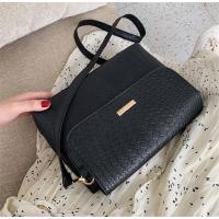 Bolso de Hombro para Mujer Simple Tipo Mensajero con Flap en Cuero PU Bolso Cruzado Casual Negro para Señora - details 13