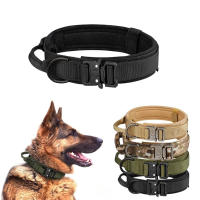 Collar táctico para perros al aire libre Correa de metal transpirable Ideal para perros medios y grandes Suministros para mascotas - details 1