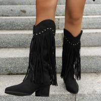 Botas largas informales para mujer, zapatos martin para exteriores - details 3