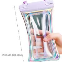 Bolsa seca para teléfono móvil, bolsa impermeable a prueba de agua, cubierta protectora subacuática para teléfono móvil, pantalla táctil, Color láser - details 0