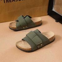 Nueva llegada, sandalias de corcho de Color a la moda para niños 28-35, precio bajo, zapatillas deslizantes de diseño de cuero para niñas de alta calidad - details 6