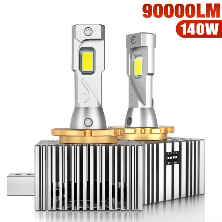 Bombillas LED para faros delanteros de coche D8S, 90000LM, Canbus, sin Error, luz blanca, 6000K, xenón, HID, repuesto, 2 unidades - 1
