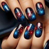 24 UDS Diseño de estampado de leopardo de longitud media francesa densidad de ballet de uñas artificiales rebajada prensada en uñas terminadas - details 3