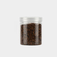 Frascos de plástico transparente para cocina, caja de almacenamiento para embalaje de galletas, granos de café, nueces, tanque de sellado de aperitivos, contenedor de alimentos, 12 piezas, 500ml - details 5