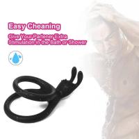 Empaque privado Anillo de silicona para estimulación del clítoris y retraso de la eyaculación para hombres, juguetes sexuales para hombres y parejas mayores de 18 años - details 1