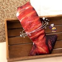 Estuche para lápices de carne de patas de cerdo, baquetas de carpa, bolsa para bolígrafos con forma de pez realista con cremallera, bolsa de papelería de comida de simulación - details 7