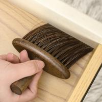 Cepillo de limpieza de escritorio multifuncional, cepillo pequeño de madera maciza, ranura de barrido, cajón, eliminación de polvo, artefacto de descontaminación - details 3