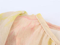 OUWU Novedad de Verano Moda Informal para Mujeres Estampado, Cuello Redondo, Manga Larga - details 4