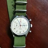 Reloj de Cronómetro de Cuarzo DUGARY Vintage 21 Piloto de Lona Impermeable Diseño Redondo - details 7