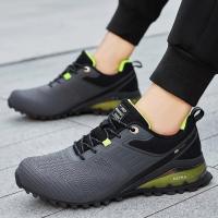 zapatos de senderismo de malla para hombre, calzado de Trekking al aire libre, turismo, Camping, deportes, caza, a la moda, nuevos diseñadores - details 7