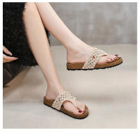 Zapatillas para mujer, verano, exterior, 2025, nuevas, dulces, vacaciones en la playa, sandalias de suela gruesa - details 0