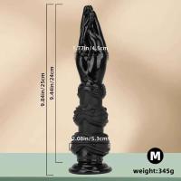 Leten Dildo Suave Realista Grande para Adultos Doble Penetración Anal-Vaginal - details 7