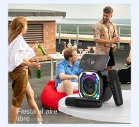 Karaoke portátil 2 micrófonos - Altavoz Bluetooth, Luz LED, USB / TF / AUX, perfect para - details 6