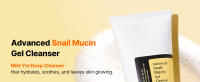 COSRX Advanced Snail Mucin Gel Celanser, Mild Yet Deep Clenaser