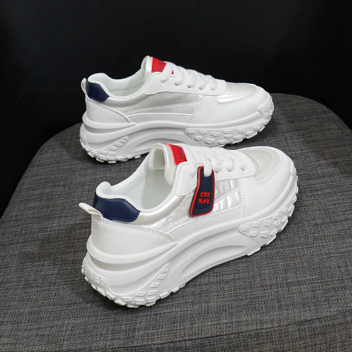 Zapatillas de Moda para Mujer Primavera 2025 Estilo Coreano Comodidad Deportiva de Paseo Callejero Aumentado - 1