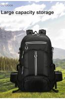 Mochila impermeable de senderismo para hombres y mujeres, mochila multifuncional para viajes de aventura al aire libre, 50 litros - details 1