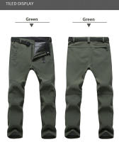 LNGXO Pantalones de Vellón para Hombres Cálidos, Impermeables, a Prueba de Viento para Invierno - details 8