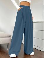 Pantalones de Algodón para Mujer de Cintura Alta y Piernas Anchos Tendencia Harajuku, Estética Coreana - details 13