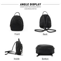 Mini bolso negro clásico de pequeña capacidad Mochila práctica y duradera Mochila de lujo de alta gama - details 1