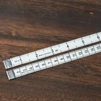 Cinta métrica retráctil de 1,5 m, cinta métrica retráctil de doble escala, regla retráctil de plástico para artesanía a medida - details 5