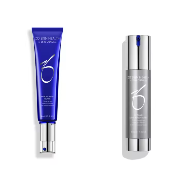 ZO SKIN Radical Night Repair 60ml + Retinol Skin Brightener 0,5% 50ml Set de dos piezas - 1