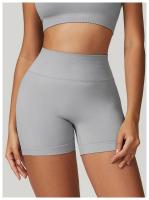 Shorts de Yoga de Cintura Alta Ajuste de Barriga, Levantamiento de Cadera, Ropa de Gimnasio de Nylon Zapatillas de Correr para Primavera/Verano - details 21