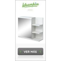 Armario Alto para Baño Columna de Baño con 2 Puertas y 2 Estantes Abiertos Mueble Auxiliar de Almacenaje para Salón Recibidor 30x24x170 cm Roble y Gris - details 12