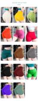 ZHUMU GYM Pantalones de Yoga de Verano Color Sólido, Sin Costuras, Secado Rápido, Levantamiento de Cadera, Comodidad para Yoga y Correr - details 2