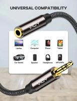 Cable de Audio estéreo AUX de 3,5mm, Cables de extensión de auriculares macho a hembra para auriculares，Smartphone, 5 piezas - details 9