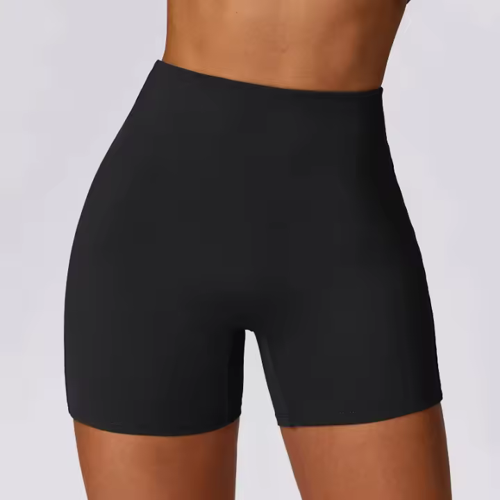 Shorts de Yoga Deportivos para Mujer Cintura Alta, A Prueba de Cuadas, Transpirables para Entrenamiento en Primavera/Verano - 1